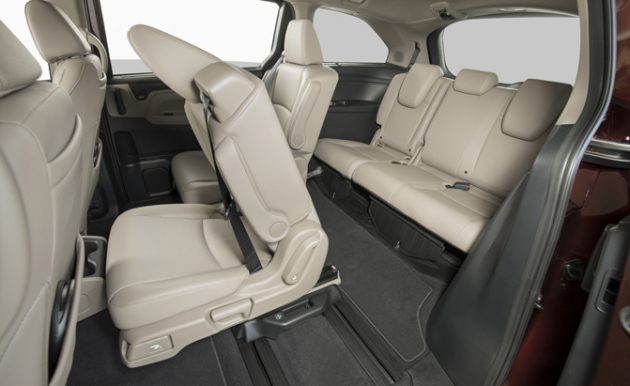 2018 Honda Odyssey back seats 1 630x386 2018 Honda Odyssey Release Date and Changes