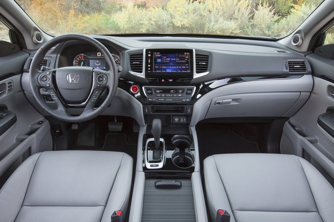 Interior A preview of the 2022 Honda Ridgeline
