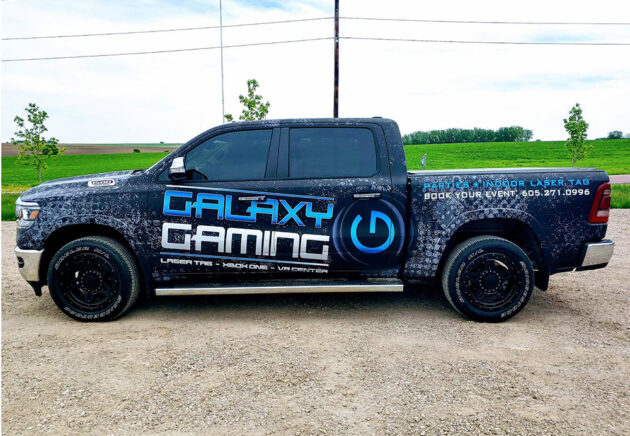 galaxy gaming full truck wrap 630x436 Maximizing Exposure: The Role of Vehicle Wrapping in Modern Marketing